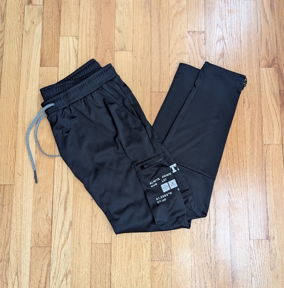 Battle Other - Battle Logo Drawstring Waist Black Joggers
